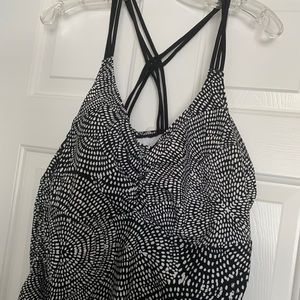 Plus size strappy tankiniI Top - never worn